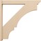 Ekena Millwork 5 1/2-in W x 38-in D x 38-in H Balboa Slat Rough Cedar Woodgrain TimberThane Outlooker, Primed Tan OUTUR055X38X38BOA24RCPR - alternate 3